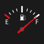 full fuel gauge icon