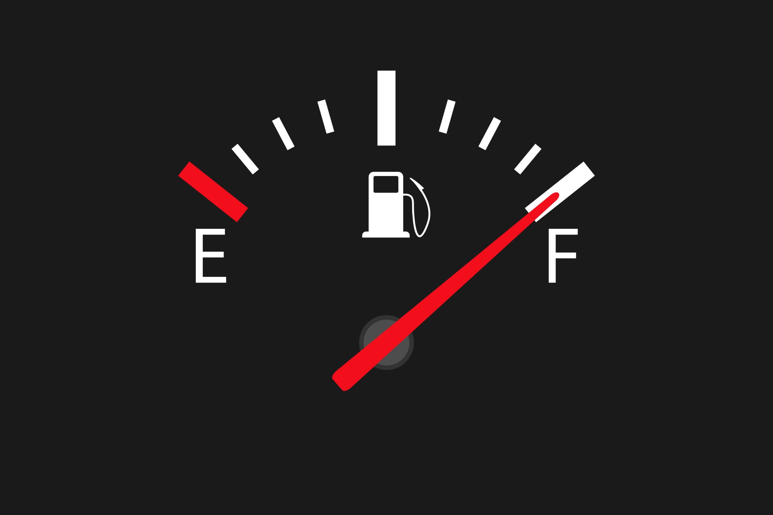 full fuel gauge icon